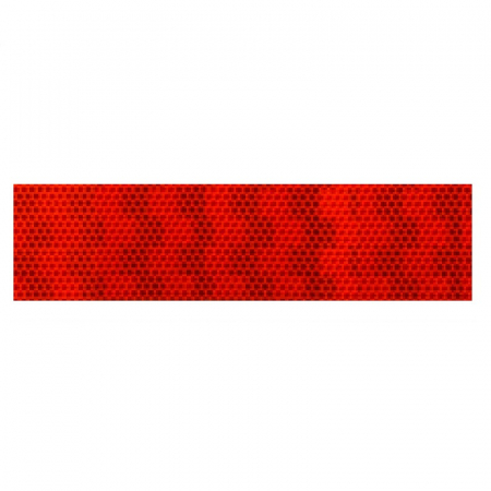Specificații Bandă Reflectorizantă roșie, Profi Avery Dennison: omologare: ECE 104 Class C; construcție: film retroreflectorizant de vinil cu microprisme cu un adeziv permanent sensibil la presiune protejat cu căptușeală de film polimeric, caliper de film tipic 13-15 mils (330-381 µm); suprafață de aplicare: vehicule laterale cu cortină din PVC; temperatura de aplicare: 59°F (15°C); temperatura de utilizare: -10°F până la +140°F (-23°C până la + 60°C); lățime bandă: 50.8 mm; culoare: roșie; 18 segmente pe 1 metru de lungime; > 8 ani durabilitate; omnidirecțional - se aplică în orice orientare pentru performanță constantă (unică pentru Avery Dennison); producție: SUA;  Caracteristici Bandă Reflectorizantă camion Portocalie, roșie, Profi Avery Dennison: mărește vizibilitatea și siguranța vehiculelor marcate; mărește semnificativ vizibilitatea în întuneric poate ajuta la reducerea accidentelor și la prevenirea rănilor și poate reduce costurile aferente, cum ar fi reparațiile, cheltuielile de asigurare și taxele; imbunătățiți-vă imaginea corporativă; culoarea și marca de aprobare nu se vor uza de la abraziunea și curățarea obișnuită și permit utilizatorilor finali să treacă inspecția; aplicare mai rapidă, mai ușoară, cu mai puține deșeuri; permite utilizatorilor să aplice în orice orientare cu obținerea unei performanțe consistente a produsului. rezistent la impact; rezistă la spălarea sub presiune; aplicarea este la fel de ușoară și eficientă că standard;  Bandă reflectorizanta, concepută pentru utilizarea pe remorci și camioane pe o suprafață flexibilă (remorcă sau prelata de camion). De asemenea, este potrivit pentru lipirea pe suprafețe solide. Segmentele de bandă sunt realizate din material reflectorizant durabil, de înaltă calitate.  Condiții de aplicare: alb în față; alb sau galben pe laterale; roșu sau galben în spate, unele state membre ale UE pot permite utilizarea marcajelor albe în spate pe teritoriul lor;   Ghid de aplicare: nu suprapuneți foile; se recomandă aplicarea la cel puțîn 15 cm deasupra cataramelor; a nu se aplica sub catarame; indepărtați pre-mască folosind un unghi de îndepărtare de 180°; perdeaua trebuie să rămână netulburată la temperatura de aplicare timp de 2 ore după aplicare; așteptați 72 de ore înainte de spălare;  Se recomandă curățarea regulată pentru a asigura performanțe maxime pentru identificarea vehiculului zi și noapte. Următoarele metode de curățare sunt recomandate: cu mâna, cu un burete, o cârpă sau alte medii neabrazive folosind detergent blând și apă;  Spălare cu presiune în conformitate cu următorii parametri: presiune maximă: 80 bar; temperatura maximă de spălare: 60˚C; jeturile de apă trebuie să fie la cel puțîn 30 cm de banda de vizibilitate; pulverizați jeturi de apă la un unghi de 90˚ (±45˚) față de suprafață;  Multe accidente pot fi evitate dacă șoferul celuilalt vehicul ar fi putut doar să detecteze camionul. Marcaje reflectorizante de contur pe camioane ușurează detectarea, oferind șoferilor timp să vadă un vehicul, să reacționeze și să evite o coliziune. Studiile NHTSA demonstrează o reducere de 41 la sută dacă se aplica pe contur bandă reflectorizantă; Banda de vizibilitate Avery Dennison seria V-6700 oferă o reflectivitate superioară și poate ajuta la reducerea accidentelor, la prevenirea rănilor și poate reduce costurile aferente, cum ar fi reparațiile, cheltuielile de asigurare și taxele. Preț pe metru liniar. Fabricat in SUA.