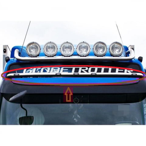 Volvo FH 3 Euro 5 - Bara leduri, prindere la parasolar, Volvo FH3, FH2, Globetrotter / XL, 5 x LED-uri