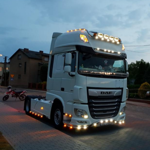 Bara leduri sub masca fata, 3 elemente, Daf XF Euro 6 - DAUTO DLB043E