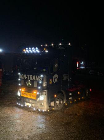 Bara leduri sub masca fata, din 3 elemente pentru Mercedes Actros MP4 [3]