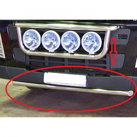 Bullbare, Suporti lumini camioane - Bara leduri sub masca fata, Volvo FH2 - DAUTO VLB02