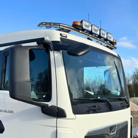 Bara proiectoare camion MAN TGS / TGL – Inox Ø60.3 mm, personalizabil [2]