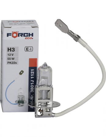 Bec auto H3, 12V, 55W, PK22s - Forch 3801J 1121