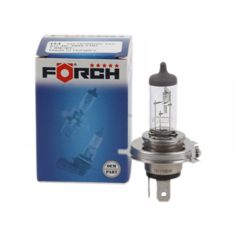 Bec auto 24V, H4, 75/70W, P43t