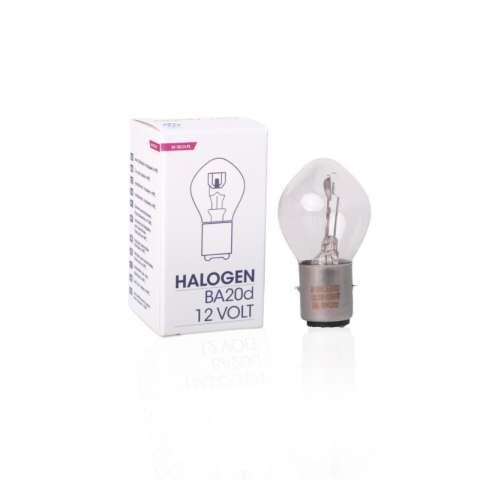 Becuri auto - Bec Auto Halogen, S2 BA20d, 12V, 30/35W, transparent