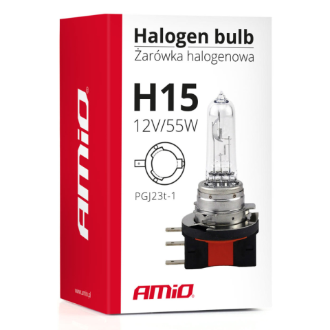 Bec Halogen Auto H15, 12V, 15/55W, pentru Faruri si Lumini de Zi [4]