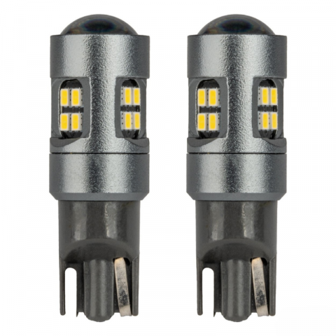 Bec LED CANBUS T10 W5W 16SMD 2016 Alb, 12V/24V [1]