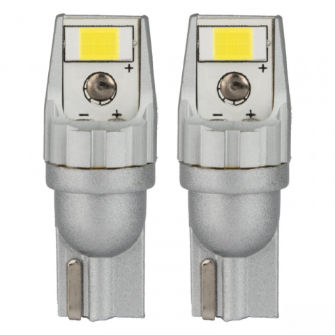 Bec LED CANBUS T10 W5W 2SMD 3570 Alb, 12V/24V [1]
