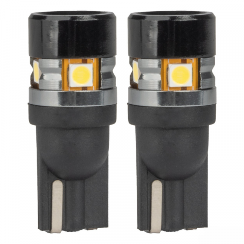 Bec LED CANBUS T10 W5W 5SMD 3030 Alb, 12V/24V [1]