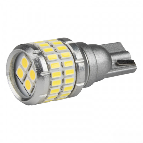 Bec LED CANBUS T15 W16W 48SMD (3014/3030) Alb, 12V/24V - Marsarier/Pozitie [2]