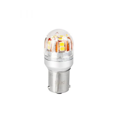Becuri LED - Bec LED, Platinum, PY21W, BAU15s, 12-24V, lumina galbena