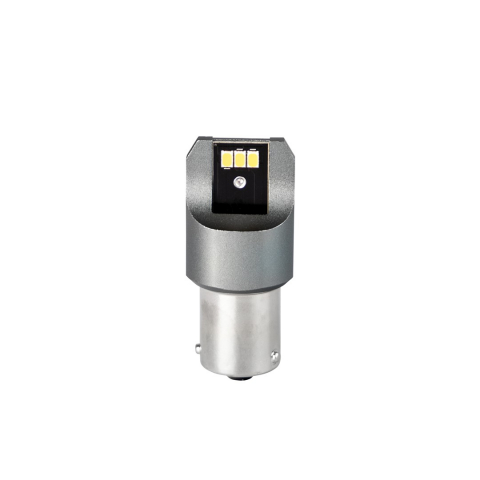 Bec LED, PY21W, BA15S, 12/24V, lumina portocalie