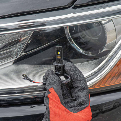 Becuri LED auto F26 PRO, H3, 6000K, 68W, CANBUS, 12/24V [5]