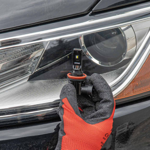Becuri LED Auto F26 PRO, H8/H9/H11/H16 6000K, 68W, CANBUS, 12/24V [5]
