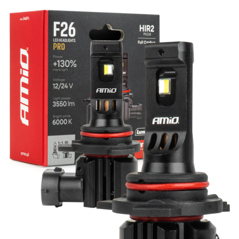 Noutati - Becuri LED auto F26 PRO, HIR2, 6000K, 68W, CANBUS, 12/24V