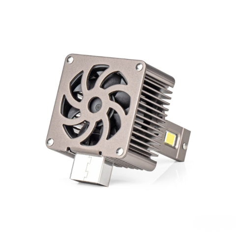 Becuri LED auto far, XD D1S/D1R, Canbus, 70W, 8600Lm, 6500K, 12/24V, Racire Activa, Rotire 360 grade [3]