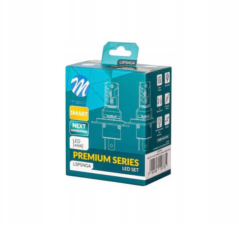 Becuri LED Auto H4, 35W, 5000lm, 6000K, CANBUS, Faza Scurta/Lunga [1]