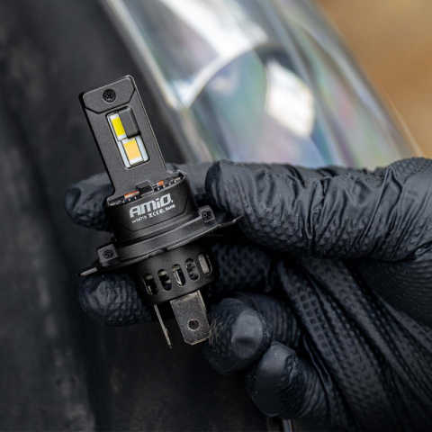 Becuri LED H4/H19, 70W 5540lm, CANBUS, 12/24V, 6000K [1]