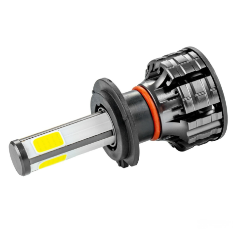 Becuri LED auto H7 COB 4Side, 38W, 3800lm, 6500K, 12/24V, ventilator activ [13]