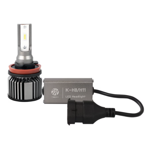 Becuri LED Auto H8/H11, 40W, 5200lm, 6500K, CANBUS, Racire Activa [1]