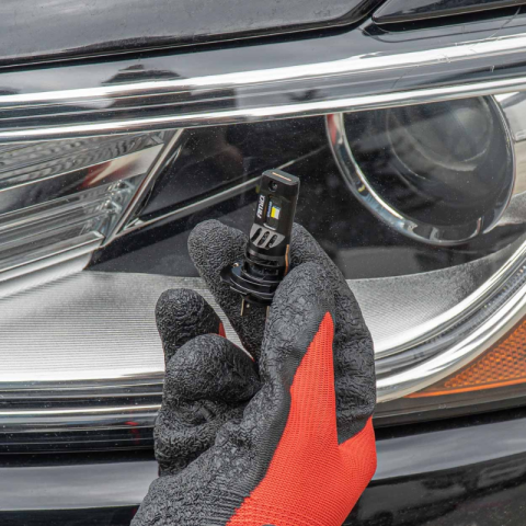 Becuri LED auto F26 PRO, H7/H18, 6000K, 68W, CANBUS, 12/24V [5]