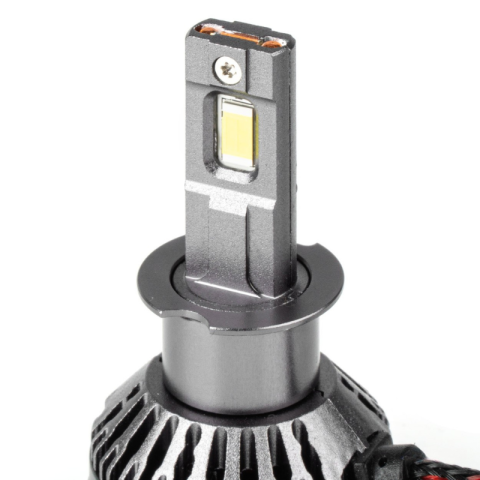 Becuri LED H3, 50W, 4500LM, 6500K, 9V-48V, Full Canbus, Racire Activa [1]