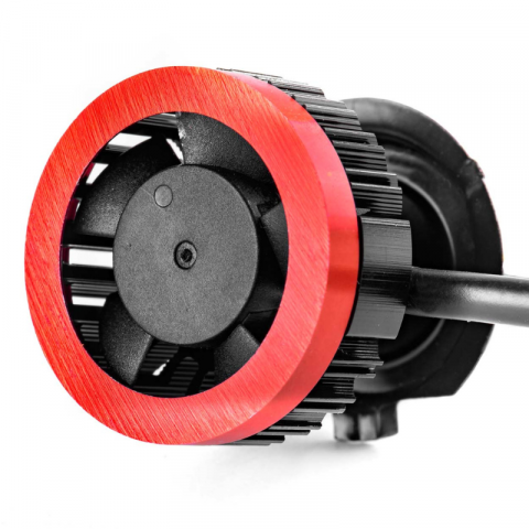 Becuri LED H7 6000K, 50W, 3100lm, ventilator activ [4]