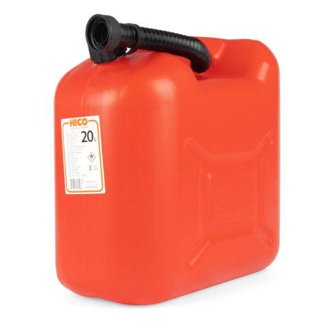 Bidon Plastic 20L pentru Combustibil, Rosu - Canistra Benzina/Motorina