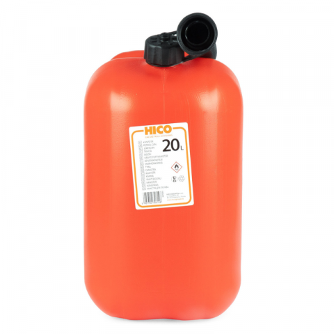 Bidon Plastic 20L pentru Combustibil, Rosu - Canistra Benzina/Motorina [1]
