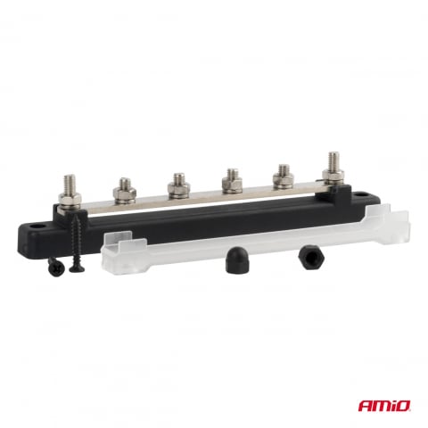 Bloc Distributie Curent cu Bara Colectoare M6, 12V-48V, 150A - Borna Distributie Electrica [2]
