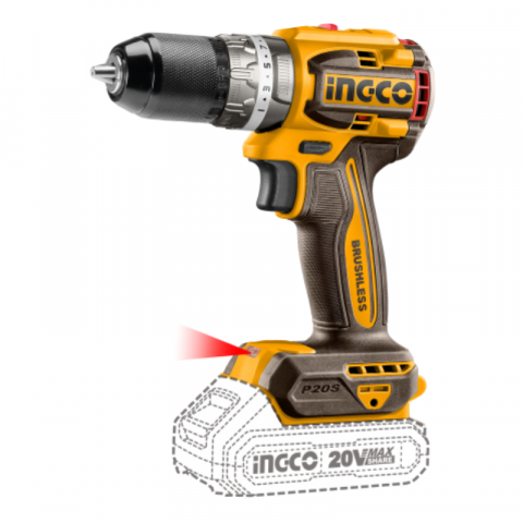 Bormasina cu Impact fara perii, 20V, 66Nm, 13Nm, Mandrina Metalica, Kit complet cu acumulatori, 47 accesorii [1]