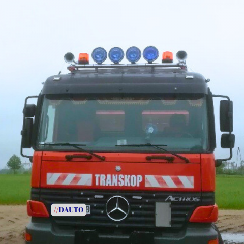 Bullbare, Suporti lumini camioane - Bullbar, Bara proiectoare camion, TIR, Mercedes Actros, Cabina Mica