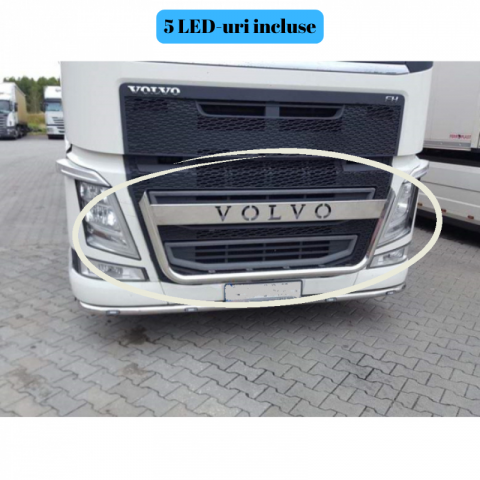 Bullbar grila, bara proiectoare, Volvo FH4, Euro 6, Globetrotter  XL - DAUTO VRB10 [7]