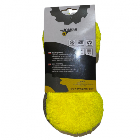 Burete microfibra de spalat auto galben [3]