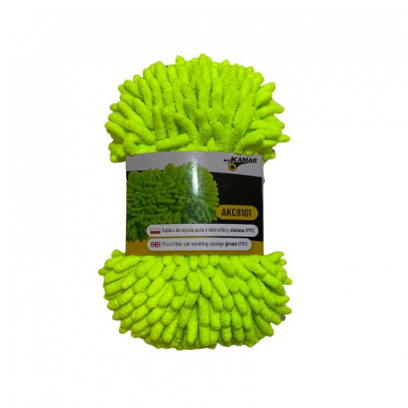 Burete microfibra de spalat auto verde - Truck LED AKC8101 [3]