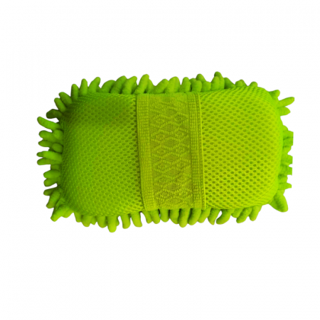 Burete microfibra de spalat auto verde - Truck LED AKC8101 [2]