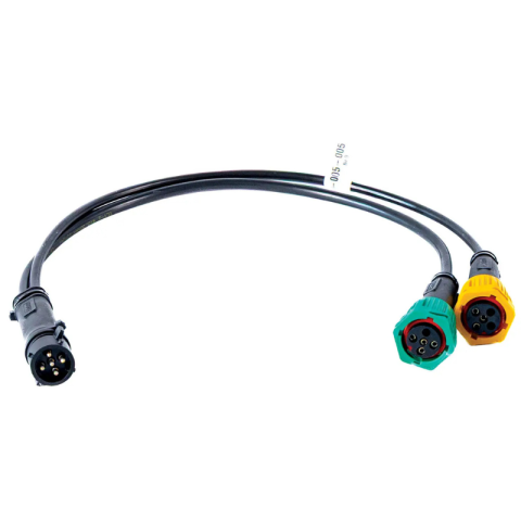 Conectori instalatii electrice auto, camion si remorca - Cablu Conectare BAYONET, 5 Pini, 12/24V, Splitter 1 la 2, pentru Lampi Remorca