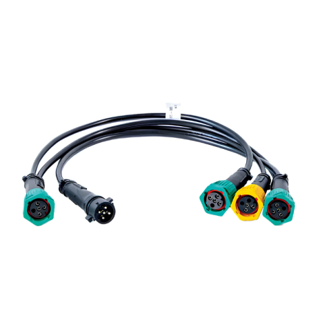 Accesorii Diverse - Cablu de conectare pentru lampi BAJONET, cu ramificatie multipla si conectori circulari