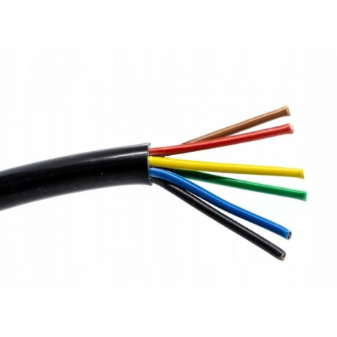 Cablu din cupru multifilar electric auto 6 fire, YLY-S 6 x 0.5
