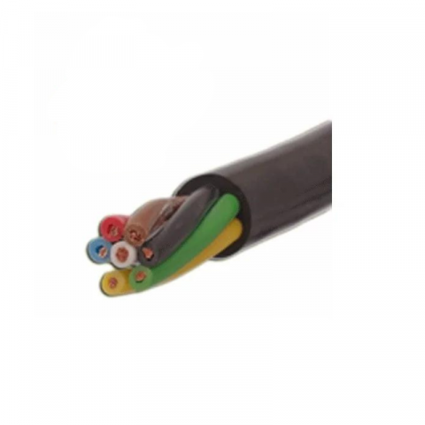 Electrice auto, camioane si remorci - Cablu din cupru multifilar electric auto 7 fire, YLY-S 6 x 0.6 + 1 x 1.0