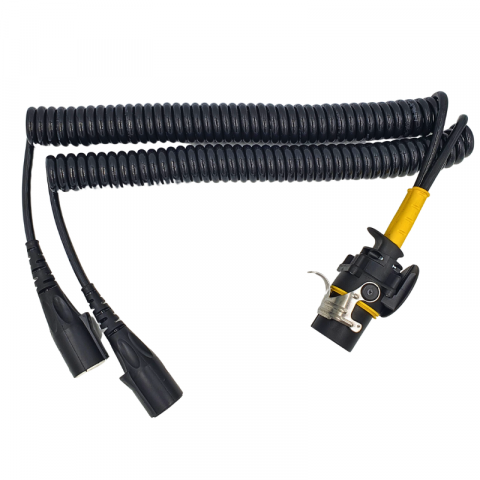 Cablu Electric Spiralat, Adaptor 15pin  2 N + S, Tip Y, 4.5m, 24V, Duracoil+ - Phillips C022-012045-1005 [1]