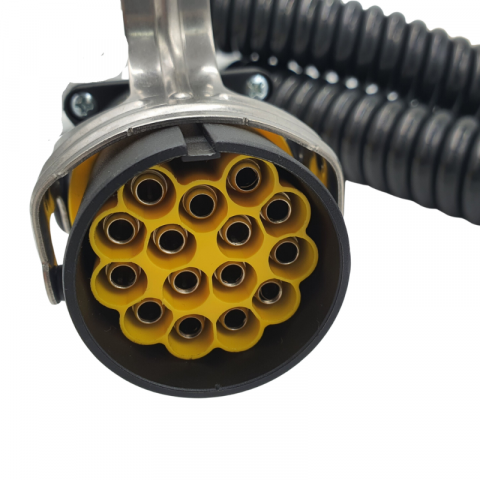 Cablu Electric Spiralat, Adaptor 15pin / 2 N + S, Tip Y, 4m, 24V, QS6+ [3]