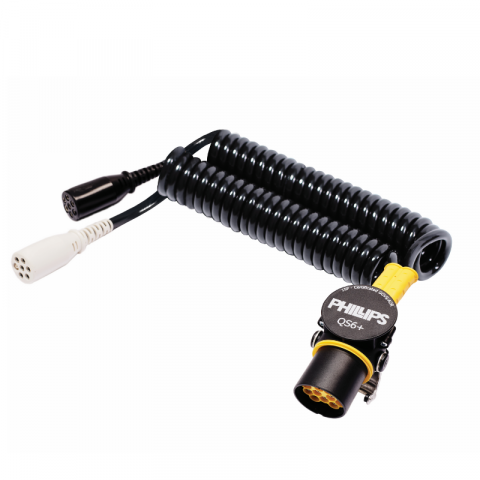 Cablu Electric Spiralat, Adaptor 15pin / 2 N + S, Tip Y, 4m, 24V, QS6+