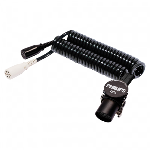 Cablu Electric Spiralat, Tip Y, 24V 15pin  2 N + S, 3.5m, QS6 - Phillips C012-412035-1003