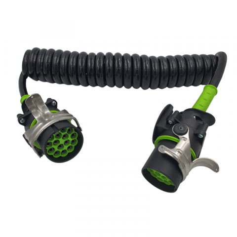 Cablu spiralat electric, 15P, ADR, 24V, 4m, QS6+ - Phillips D011-41-040-1002