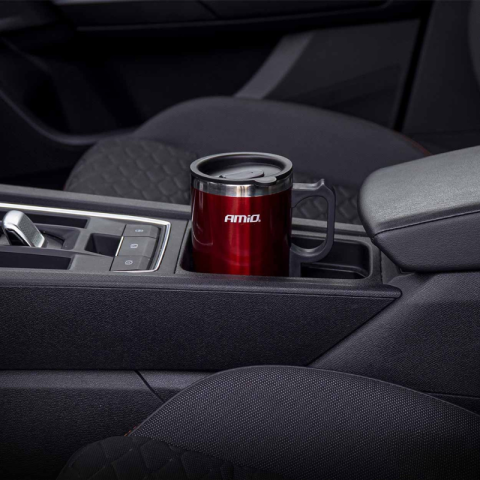 Cana auto termica 12V, 450ml, otel inoxidabil, pentru incalzire bauturi in masina [1]