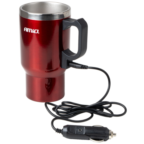 Bucatarie auto - Cana auto termica 12V, 450ml, otel inoxidabil, pentru incalzire bauturi in masina