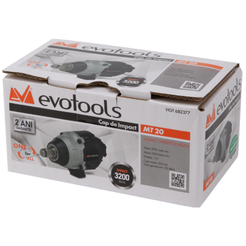 Cap de Impact, Accesoriu Masina de Insurubat, Prindere 1/2 inch, Cuplu Maxim 320 Nm, Compatibilitate 20V [1]