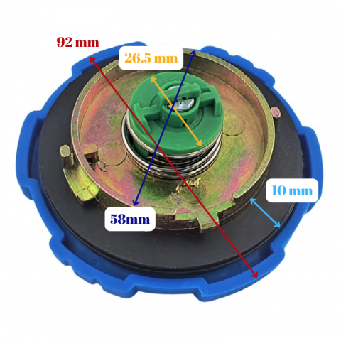 Capac, buson rezervor AdBlue, 60mm, interior 58mm, Daf, Man, Mercedes - Truck LED AKC1294 [1]