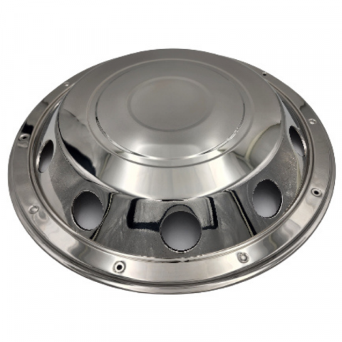 Capac de roata fata 22,5" din Otel Inoxidabil, cu fixare pe inel, Standard [1]